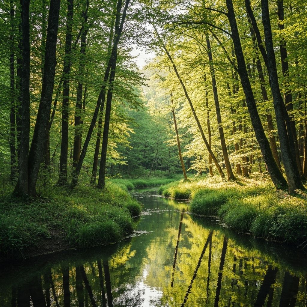 Naturalna sceneria symbolizująca świadomy styl życia